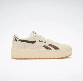 Reebok Classic Sneaker REEBOK CLASSIC REEBOK COURT ADVANCE SURGE, Damen, Gr. 36, braun (chalk, chalk, unearthed braun), Synthetik, Textil, Schuhe Sneaker, mit Animal