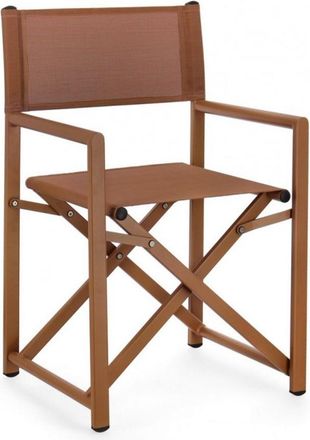 Konte Design Lote de 2 sillas de aluminio óxido y textileno óxido