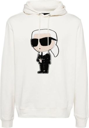 Karl Lagerfeld Hoodie - Heren - Hoodies - Beige - S - Katoen - Hoodies & sweatvesten
