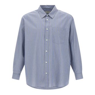 Dunst Unisex Informele Shirt - Heren - Casual Overhemden - Blauw - L - Katoen - Overhemden