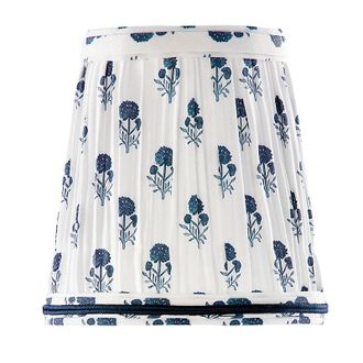 Ballard Designs Anais Pleated Tall Chandelier Shade - Anais Pleated Tall Chandelier Shade Indigo - Ballard Designs