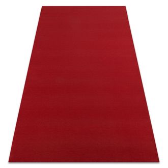 RugsX Rugsx - Tappeto Spessa Gommata Rumba 1974 Colore Unico Chiaretto, Rosso Red 150x200 Cm