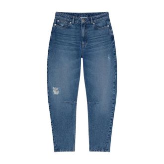 Halfboy Loose Fit Jeans, female, Blue, W28, Light Blue Denim Banana Leg Jeans