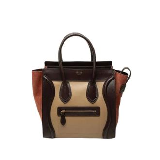 Celine Pre-owned Luggage Tote - Dames - Pre-owned - Beige - Maat: ONE Size Leer