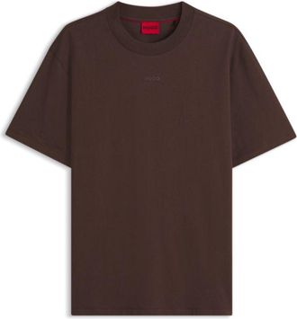 HUGO BOSS Relaxed-fit T-shirt with centered logo detail