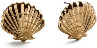 BaubleBar Marina Gold Seashell Earrings at Nordstrom