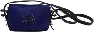 Mulberry Pre-owned Mila Mini Bag - Dames - Vintage Schoudertas - Blauw - ONE Size - Leer - Vintage