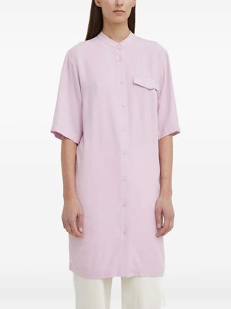Marc O'Polo Chemisier midi a maniche corte - Rosa
