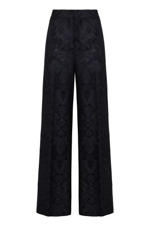 Etro Etro Womens Straight-leg Trousers - Black viscose - Size EU 38 (Womens)
