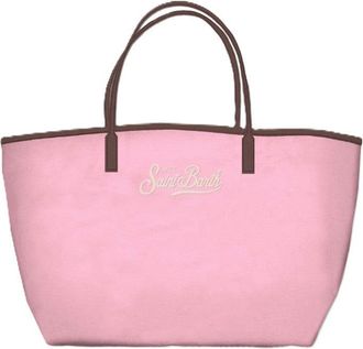 MC2 Saint Barth Mid Nylon Shoulder Bag with Vibrant Pink Tone