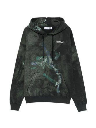 Off-white Sudadera con capucha de skate con pintura oscura de Off White