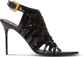 Balmain High Heel Sandalen - Dames - Sandalen met hakken - Zwart - 41 EU - Schoenen
