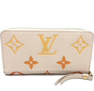Louis Vuitton Monogram Empreinte Beige Monogram Empreinte Coin Purse/Coin Case (Pre-Owned)