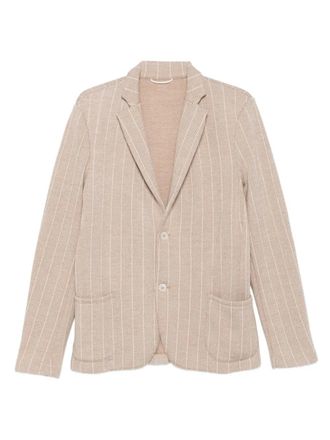 Gran Sasso virgin wool single-breasted blazer - Neutrals