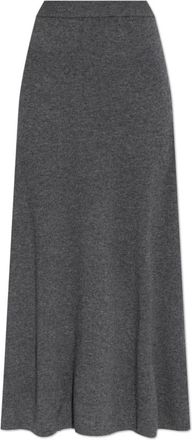 Lisa Yang Dolly Skirt - Dames - Maxi Rokken - Grijs - M - Kasjmier - Rokken