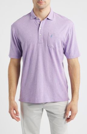 Johnnie-O Heathered Original 2.0 Regular Fit Polo in Aviation at Nordstrom, Size Xx-Large
