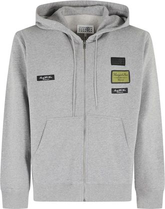 Maison Margiela Felpa con Zip - Heren - Vesten met rits - Grijs - L - Hoodies & sweatvesten