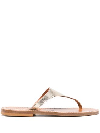 K.Jacques Pegase flip flops - Gold