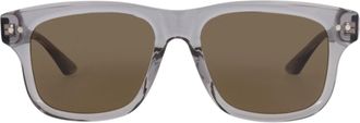 Montblanc Square-Frame Recycled Acetate Sunglasses