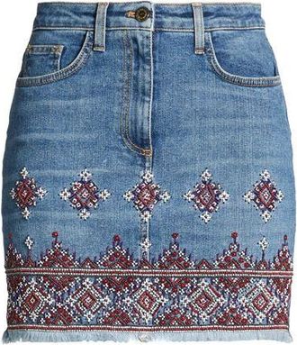 Elisabetta Franchi BOTTOMWEAR - Denim skirts sur YOOX.COM