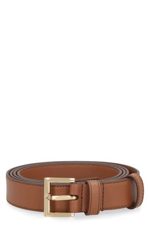 Prada Calf Leather Belt With Buckle