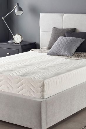 Aspire Home Accents Total Relief Memory Foam Mattress in White | Size: Super King