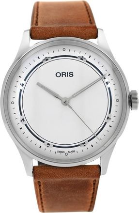 Oris Pre-owned Oris Art Blakey Jazz 7762 Automatic Silver Dial Mens Watch 7762