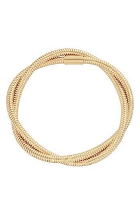 Adornia 18K Gold Plated Twisted Wrap Bracelet at Nordstrom Rack