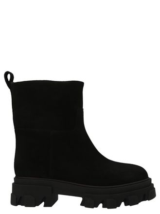 Gia Borghini Black Ski Ankle Boots