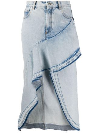 Off-white Denim rok - Blauw
