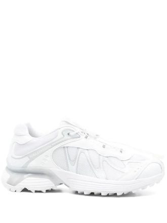 Salomon Xt-Whisper White Sneakers With Printed Logo On The Side And Drawstring Closure In Fabric Unisex