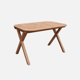 Sweeek Mesa De Jard&iacute;n Extensible De Madera De Acacia, 4-6 Plazas
