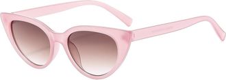 Generic Womens Outdoor Sunglasses Mens Driving Vacation Party Sun Glasses(Pink)