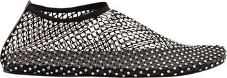CHRISTOPHER ESBER Elegante Minette Flat Kristal Schoenen - Dames - Platte Schoenen - Zwart - 36 EU - Schoenen