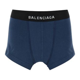 Balenciaga Cut Off Brief Skirt - male - Balenciaga - Underpants - Blue - S - Underwear