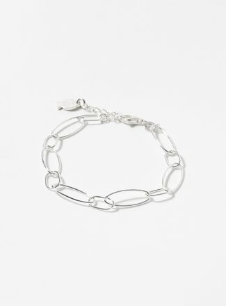 Clio Blue Womens Fine oval-link bracelet