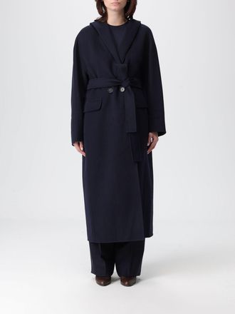 Max Mara Coat S MAX MARA Woman color Navy