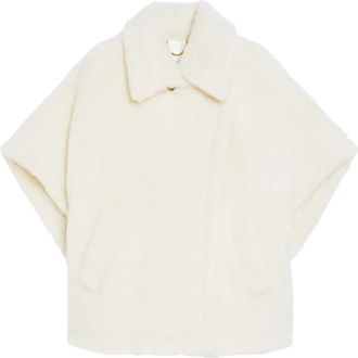 Max Mara Mantella a maniche corte - Bianco