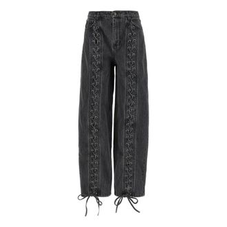 Rotate Rotate Birger Christensen, Dames, Jeans, Zwart, Maat: W27 Katoen