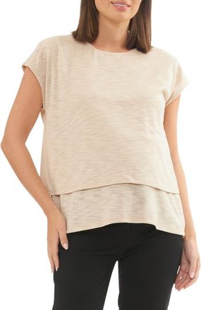 Ripe Jazmin Nursing Tee in Natural at Nordstrom, Size Xx-Large