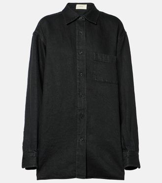 The Row Nesson oversized linen shirt