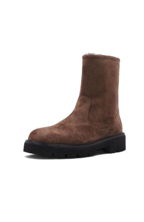 Aquatalia Womens Eloise Fashion Boot, Taupe Suede, 7.5 UK