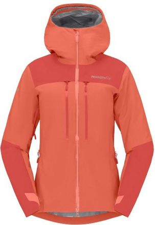 Norr&oslash;na Trollveggen GORE-TEX Pro Light Jacket Regenjacke f&uuml;r Damen | rot