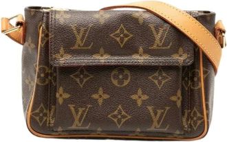 Louis Vuitton Pre-owned Cross Body Bags, female, Brown, Size: ONE SIZE Pre-owned Viva Cite PM Monogram Shoulder Bag