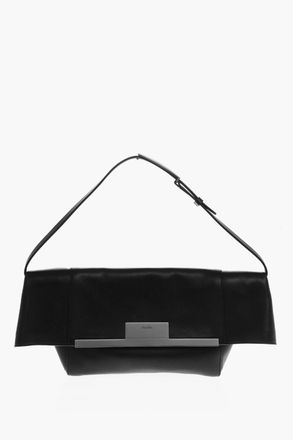 Max Mara Borsa a Spalla CLASP in Pelle con Dettaglio in Metallo Max Mara