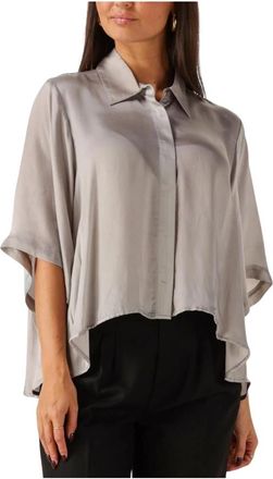 Est'seven Overhemden, Dames, Grijs, XL, Alijah Blouse 25