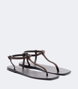 A.Emery Clara suede thong sandals