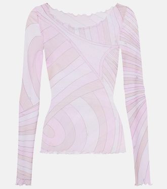Pucci Iride tulle top