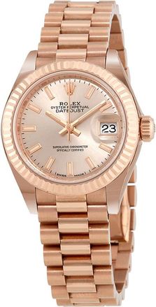 Rolex Pre-owned Rolex Lady-Datejust Sundust Dial Ladies Watch 279175SNSP