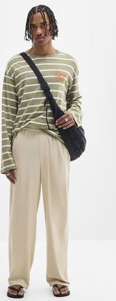 Djab Mens Linen-viscose easy pant Loose fit